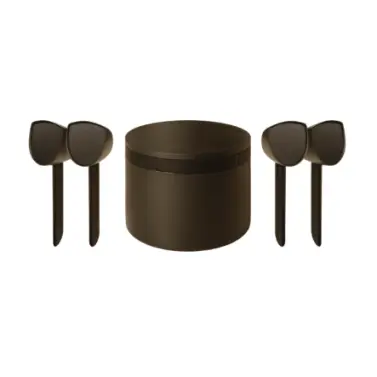Acoustic Landscape Audio System featuring four 4” satellite speakers, four 7” mounting spikes, & one 8” dual voice coil in ground subwoofer - Origin Acoustics
